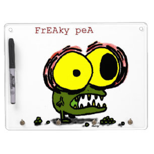 Freaky Pea Dry Erase Board w/ Keyholders