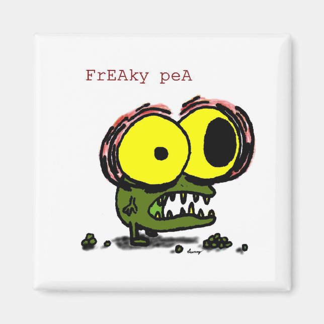 Freaky Pea Magnet (Front)