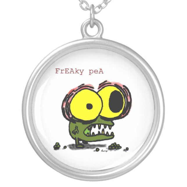 Freaky Pea Necklace (Front)