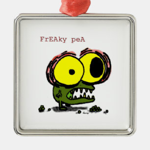 Freaky Pea Ornament