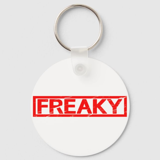 Freaky Stamp Keychain (Front)