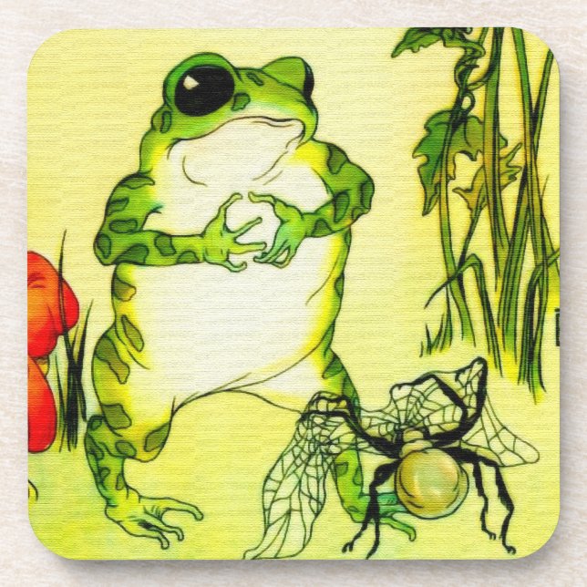Freckle Frog Beverage Coaster (Front)