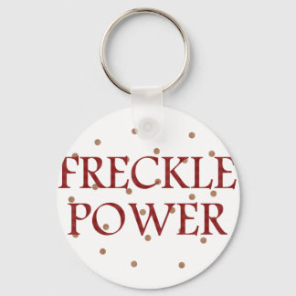 Freckle Power Keychain