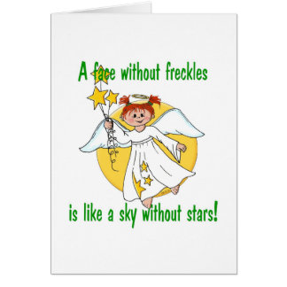 Freckled Face Angel Cards