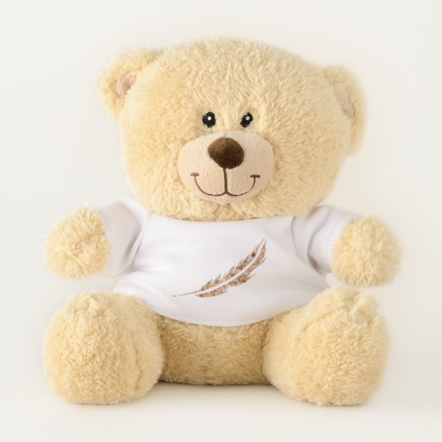 Freckled Feather Teddy Bear (Front)
