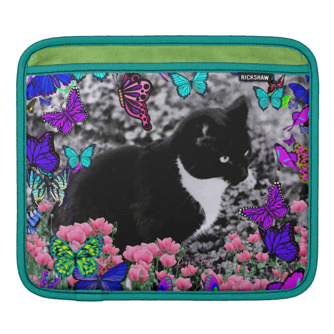 Freckles in Butterflies III, Tux Kitty Cat iPad Sleeves Freckles in Butterflies III, Tux Kitty Cat iPad Sleeves