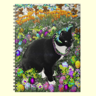 Freckles in the Hunt for Easter Eggs Spiral Note Book