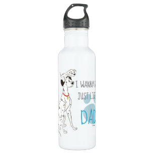 Freckles On Pongo's Head Stainless Steel Water Bottle