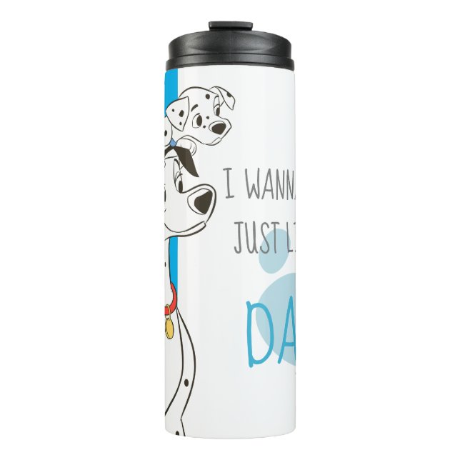 Freckles On Pongo's Head Thermal Tumbler (Front)
