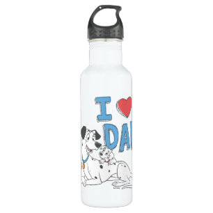 Freckles & Pongo - I Love Dad Stainless Steel Water Bottle