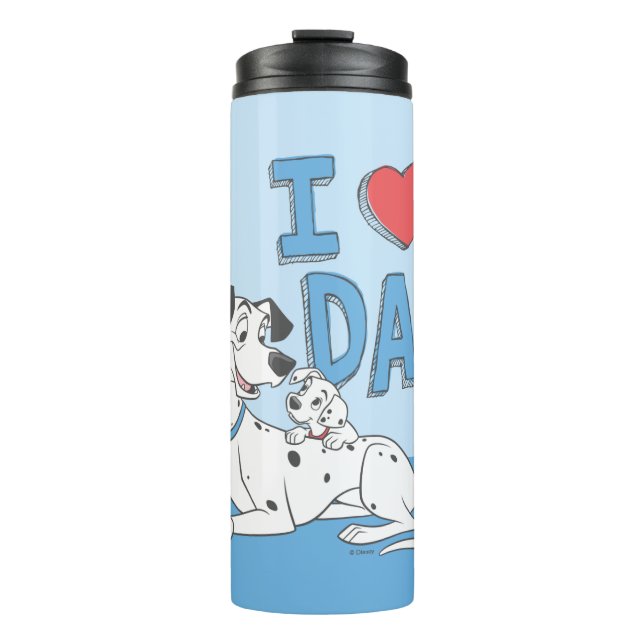 Freckles & Pongo - I Love Dad Thermal Tumbler (Front)