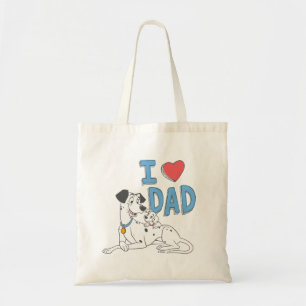 Freckles & Pongo - I Love Dad Tote Bag