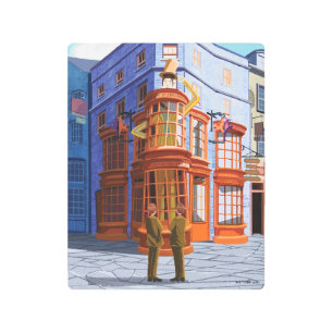 Fred and George at Weasley's Wizard Wheezes Metal Print