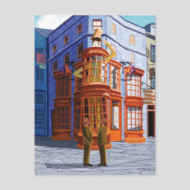Fred and George at Weasley's Wizard Wheezes Postcard