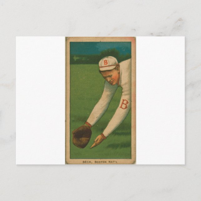 Fred Beck, Boston Doves Postcard (Front)