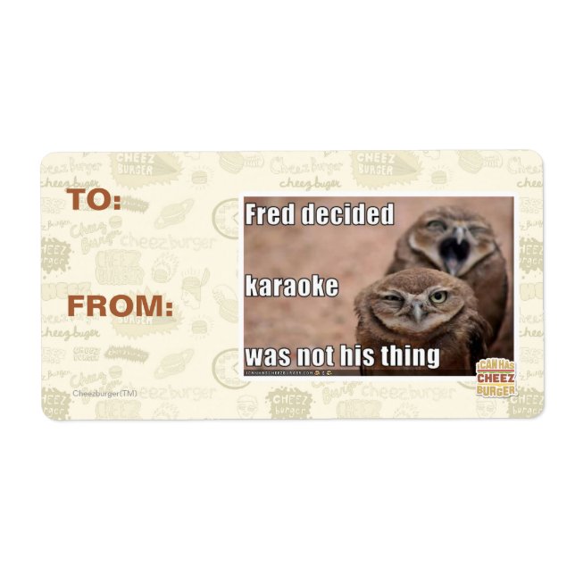 Fred decided label (Front)