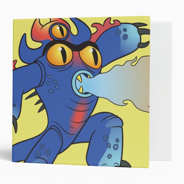 Fred Flamethrowers 3 Ring Binder (Front/Inside)