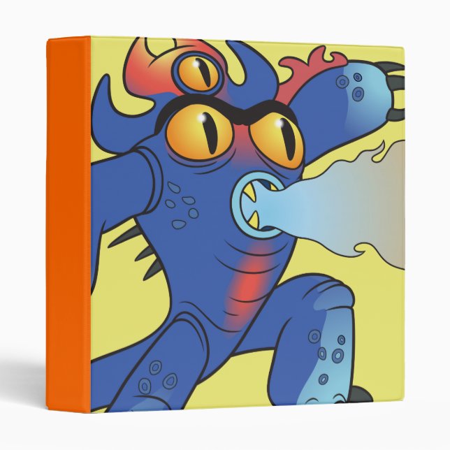 Fred Flamethrowers 3 Ring Binder (Front/Spine)