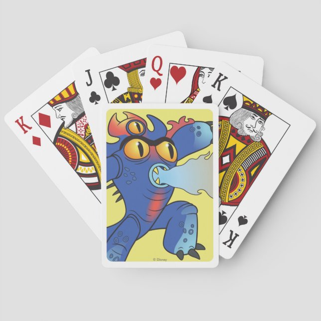 Fred Flamethrowers Poker Cards (Back)