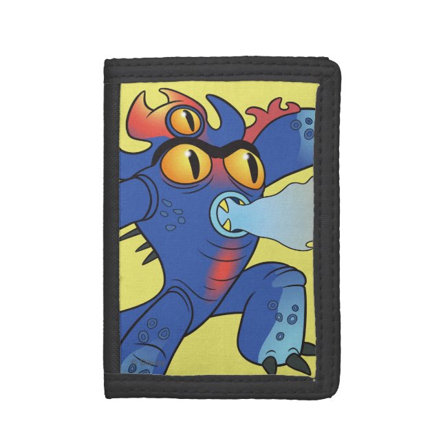 Fred Flamethrowers Tri-fold Wallet (Front Vertical)