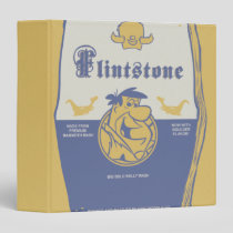 Fred Flintston Big Bold Belly Wash 3 Ring Binder