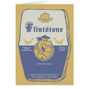 Fred Flintston Big Bold Belly Wash Cards