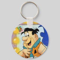 Fred Flintstone Look In Mirror Keychain
