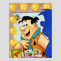 Fred Flintstone Look In Mirror Poster