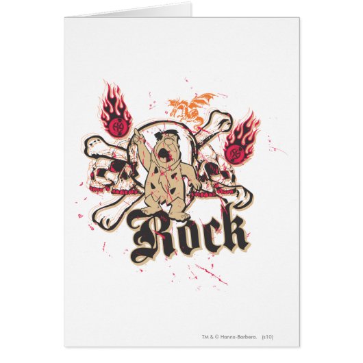 Fred Flintstone  Rock Cards (Front)