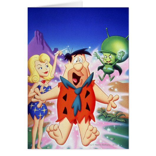 Fred Flintstone Under A Spell Cards (Front)