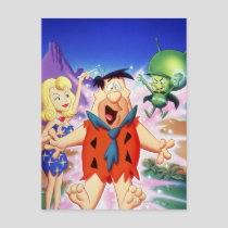 Fred Flintstone Under A Spell Postcard