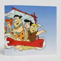 Fred Flintstone Wilma Barney and Betty PEBBLES™ Binder