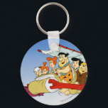 Fred Flintstone Wilma Barney and Betty PEBBLES™ Keychain<br><div class="desc">The Flintstones</div>