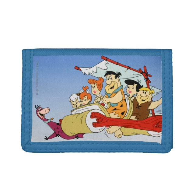 Fred Flintstone Wilma Barney and Betty PEBBLES™ Tri-fold Wallet (Front)