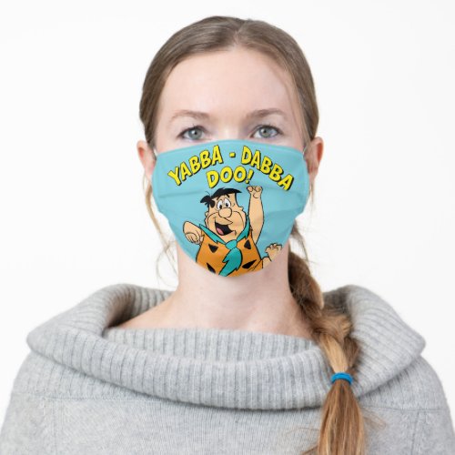 Fred Flintstone Yabba_Dabba Doo Adult Cloth Face Mask