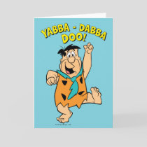 Fred Flintstone Yabba-Dabba Doo! Card