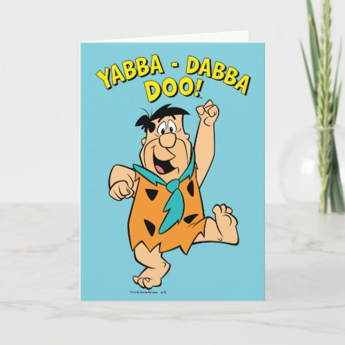 Fred Flintstone Yabba_Dabba Doo Card