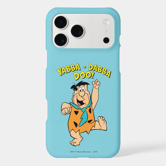 Fred Flintstone Yabba-Dabba Doo! Case-Mate iPhone Case (Back)