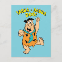 Fred Flintstone Yabba-Dabba Doo! Postcard