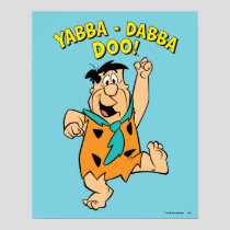 Fred Flintstone Yabba-Dabba Doo! Poster