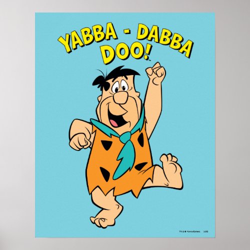Fred Flintstone Yabba_Dabba Doo Poster