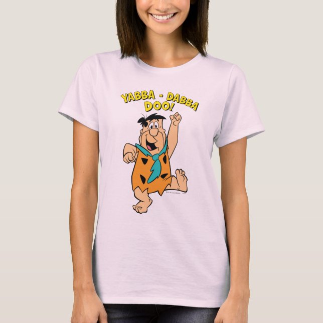 Fred Flintstone Yabba-Dabba Doo! T-Shirt (Front)