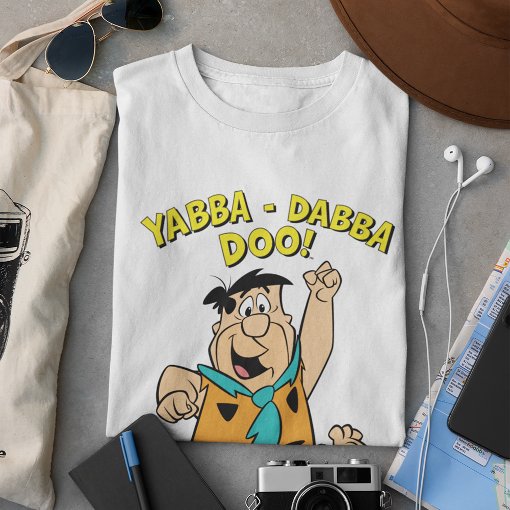 Fred Flintstone Yabba-Dabba Doo! T-Shirt | Zazzle