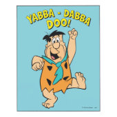 Fred Flintstone Yabba-Dabba Doo! Wood Wall Art (Front 11x14)