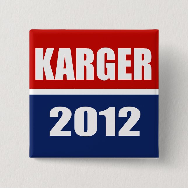 FRED KARGER 2012 BUTTON (Front)