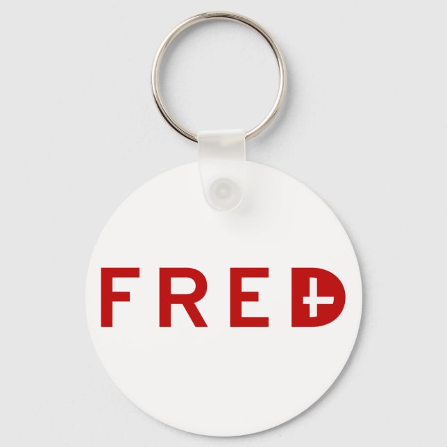 Fred Keychain (Front)
