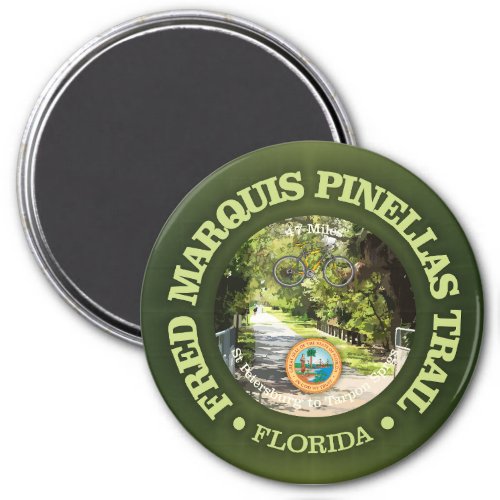 Fred Marquis Pinellas Trail cycling c Magnet