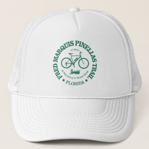 Fred Marquis Pinellas Trail cycling Trucker Hat