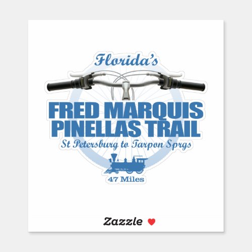 Fred Marquis Pinellas Trail H2 Sticker