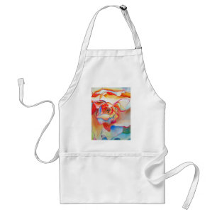 Fred martin begonia watercolour art adult apron